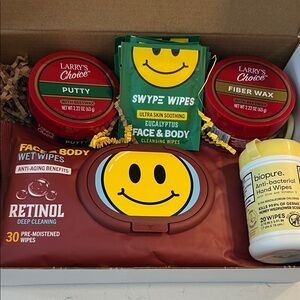 Hair Styling Putty and Fiber Wax Set - Red